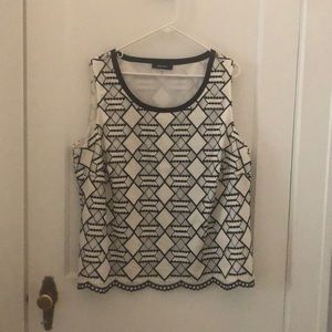 Nine West Plus Size Lace Top